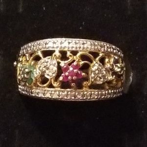 VINTAGE Rubies Diamonds Emeralds & Sapphires OH MY